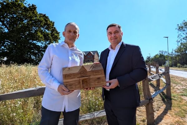 Crest Nicholson and Community Wood Recycling celebrate 15 years
