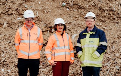 MP visits Esken Renewables’ waste wood processing facility